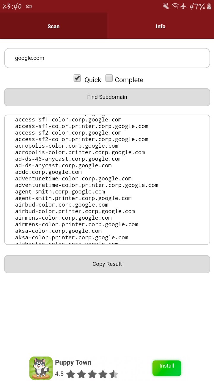 Subdomain Finder APK للاندرويد تنزيل