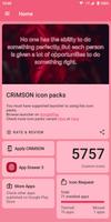 CRiMSON Adaptive icon packs تصوير الشاشة 3
