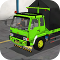 MOD BUSSID Truck Gandeng Belok
