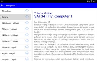 UT Online Mobile Learning V 3. screenshot 1