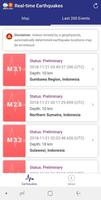 BMKG Real-time Earthquakes capture d'écran 2