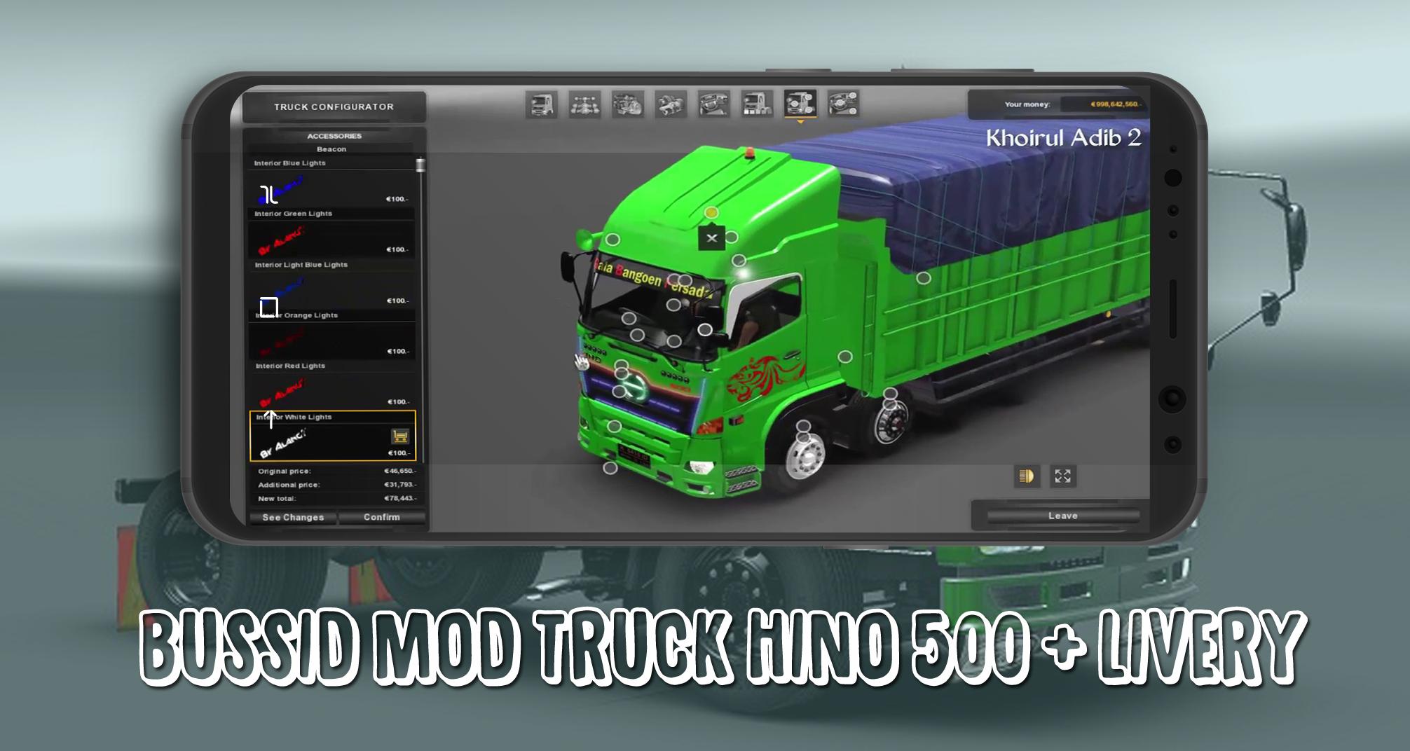 Mod Truck Hino 500 Bussid For Android Apk Download