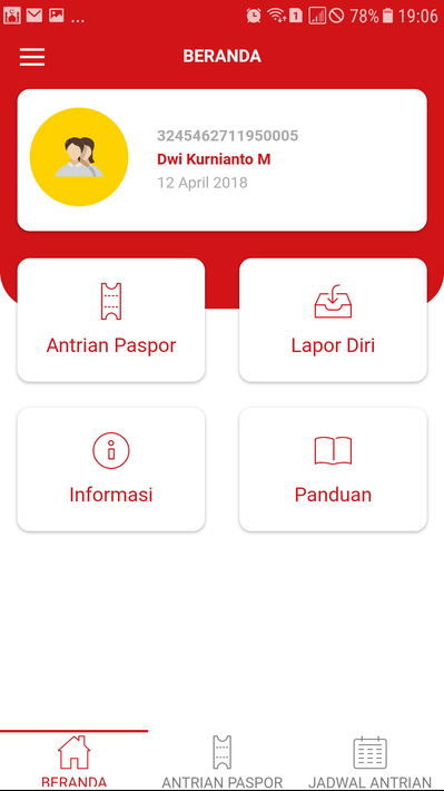 Layanan Paspor Online screenshot 3