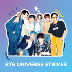 BTS Universe Story New Sticker أيقونة