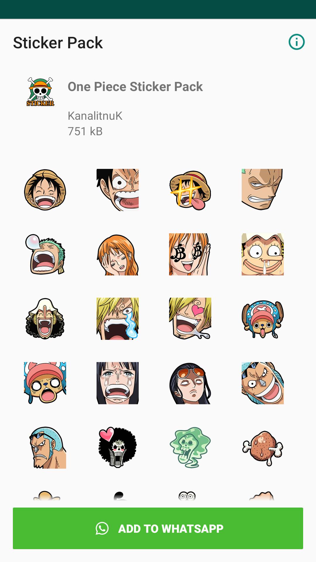 One Piece Sticker For Android Apk Download