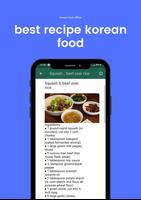 Korean food recipes beginners poster