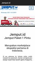 Jemput Paket Ninja, Pos Indonesia, SAP, Wahana Affiche