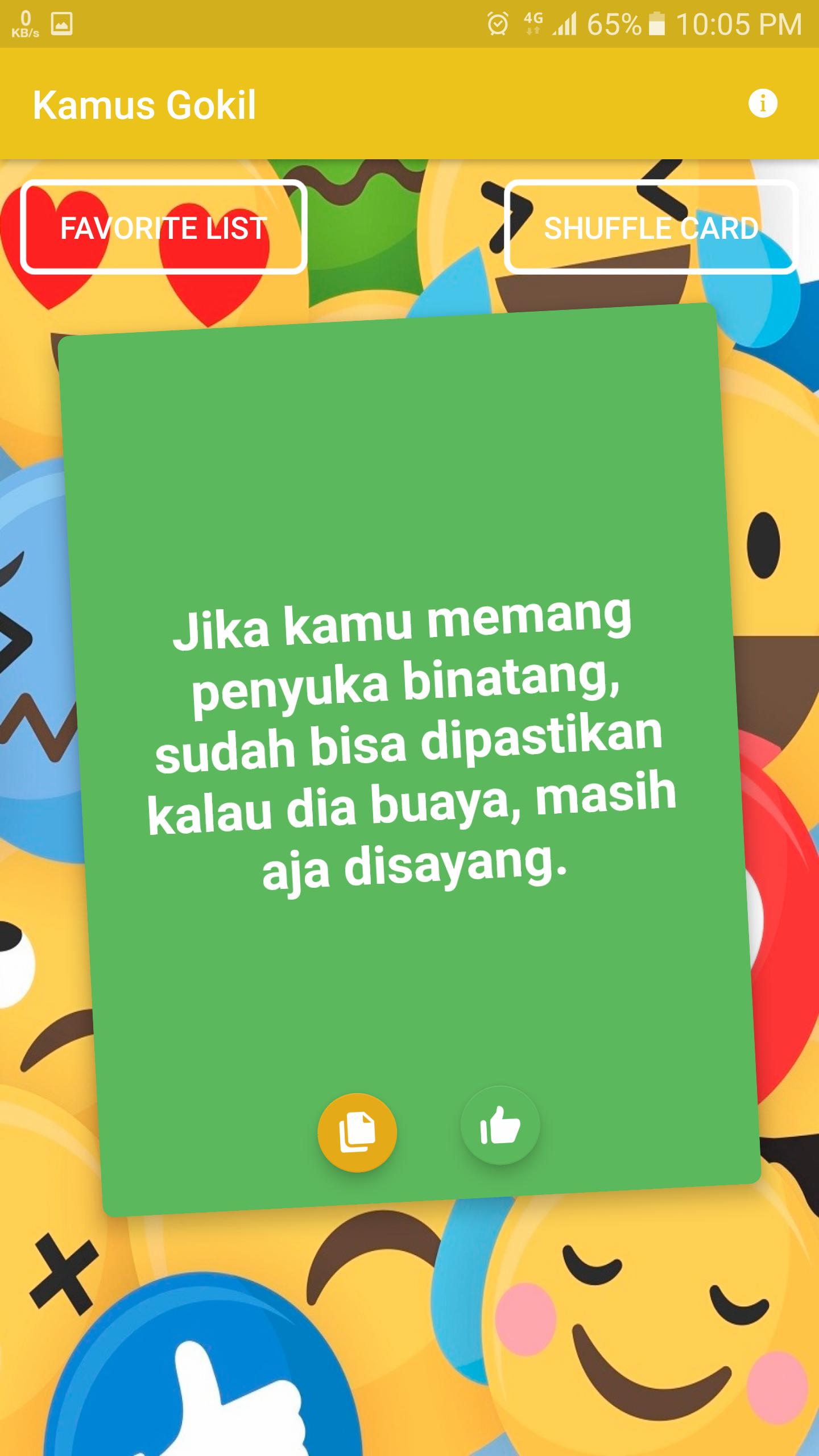 Kamus Gokil Kata Lucu Humor Terlengkap 2019 For Android Apk