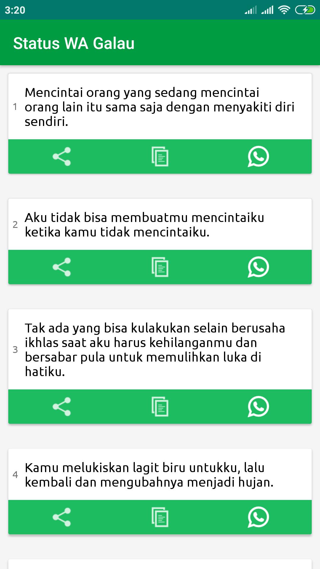 Status Wa Terbaru Lucu Gokil Keren Galau Sedih For Android Apk