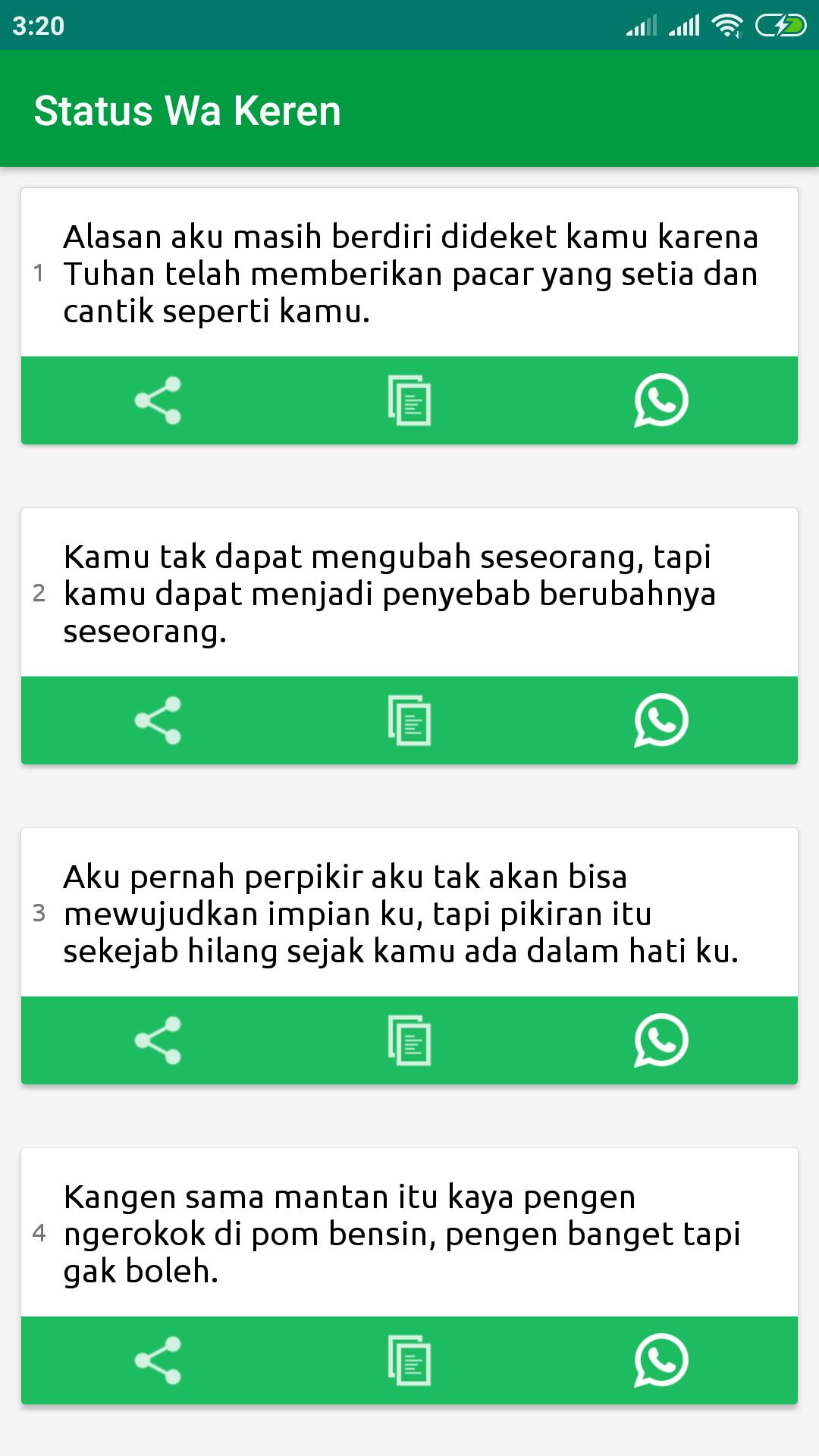 Status Wa Terbaru Lucu Gokil Keren Galau Sedih For Android Apk