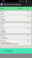 Polish Korean Dictionary imagem de tela 2