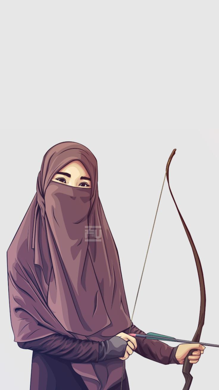 Download 83 Gambar  Animasi  Muslimah  Gaul  Terbaru  Gambar  