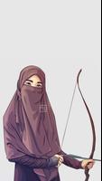 Wallpaper Kartun Muslimah Offline Terbaru ảnh chụp màn hình 1