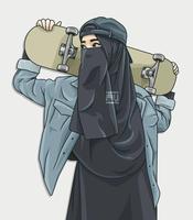 Wallpaper Kartun Muslimah Offline Terbaru स्क्रीनशॉट 2