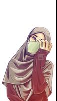 Wallpaper Kartun Muslimah Offline Terbaru ภาพหน้าจอ 3