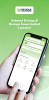 Resique Supermarket Laundry الملصق