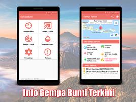 Info Gempa Indonesia Terkini โปสเตอร์