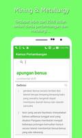 Kamus Pertambangan syot layar 2