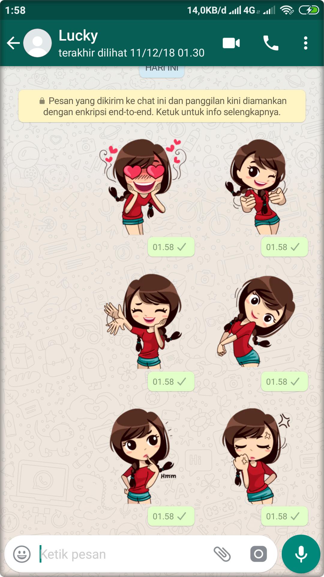 Cute Girls Sticker For Whatsapp For Android Apk Download