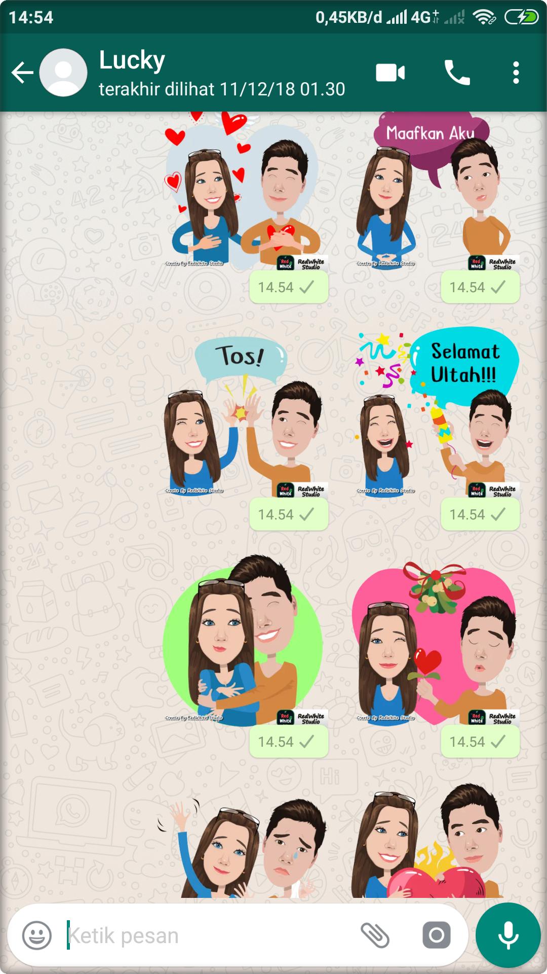 Stiker Pasangan Romantis Wastickerapps For Android Apk Download