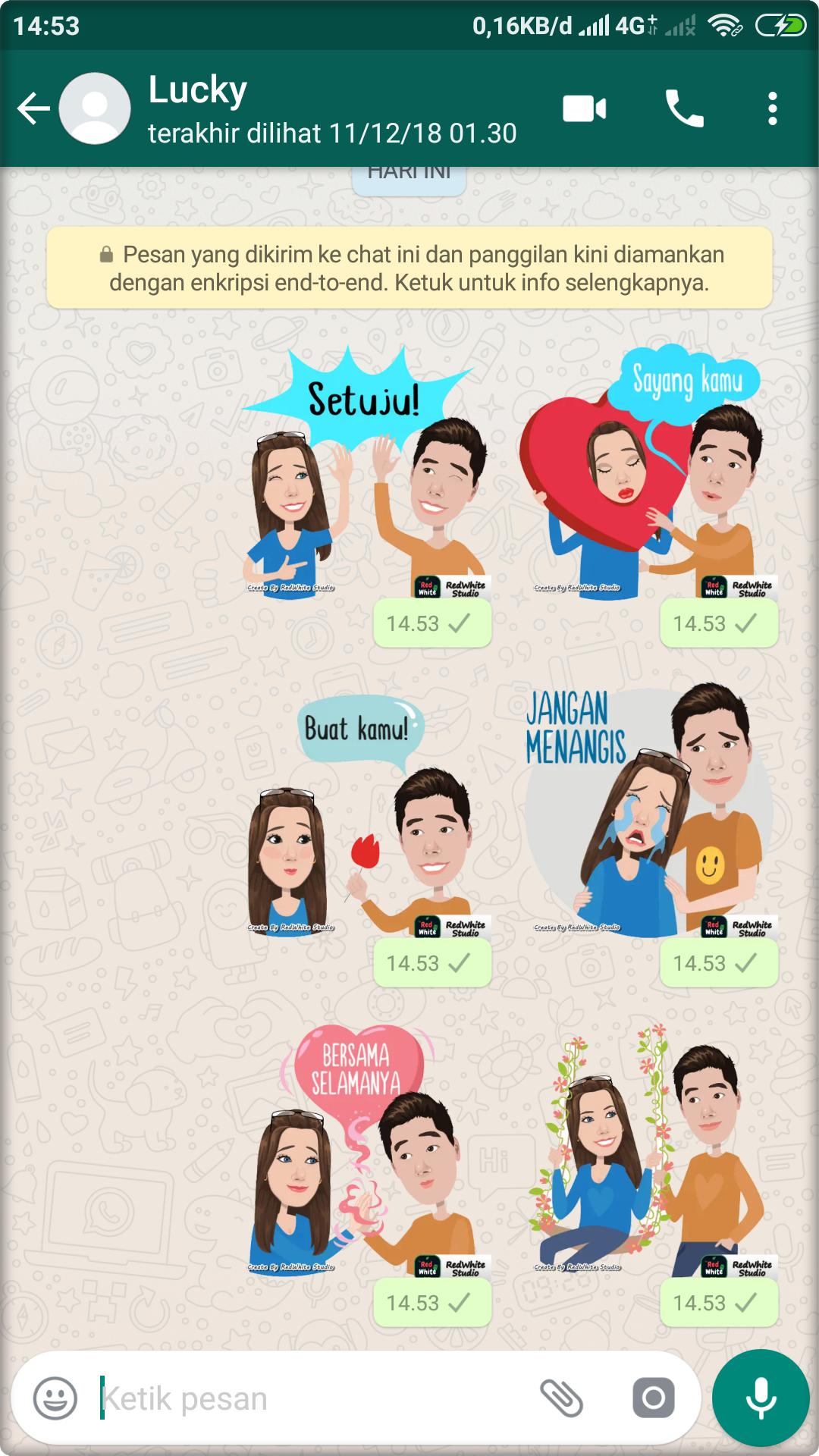 Stiker Pasangan Romantis Wastickerapps For Android Apk Download