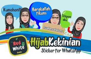 Poster Stiker Hijab Kekinian WAStickerApps