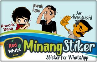 Stiker Minang Lucu poster