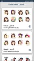 Stiker Sunda Lucu WAStickerApps स्क्रीनशॉट 1