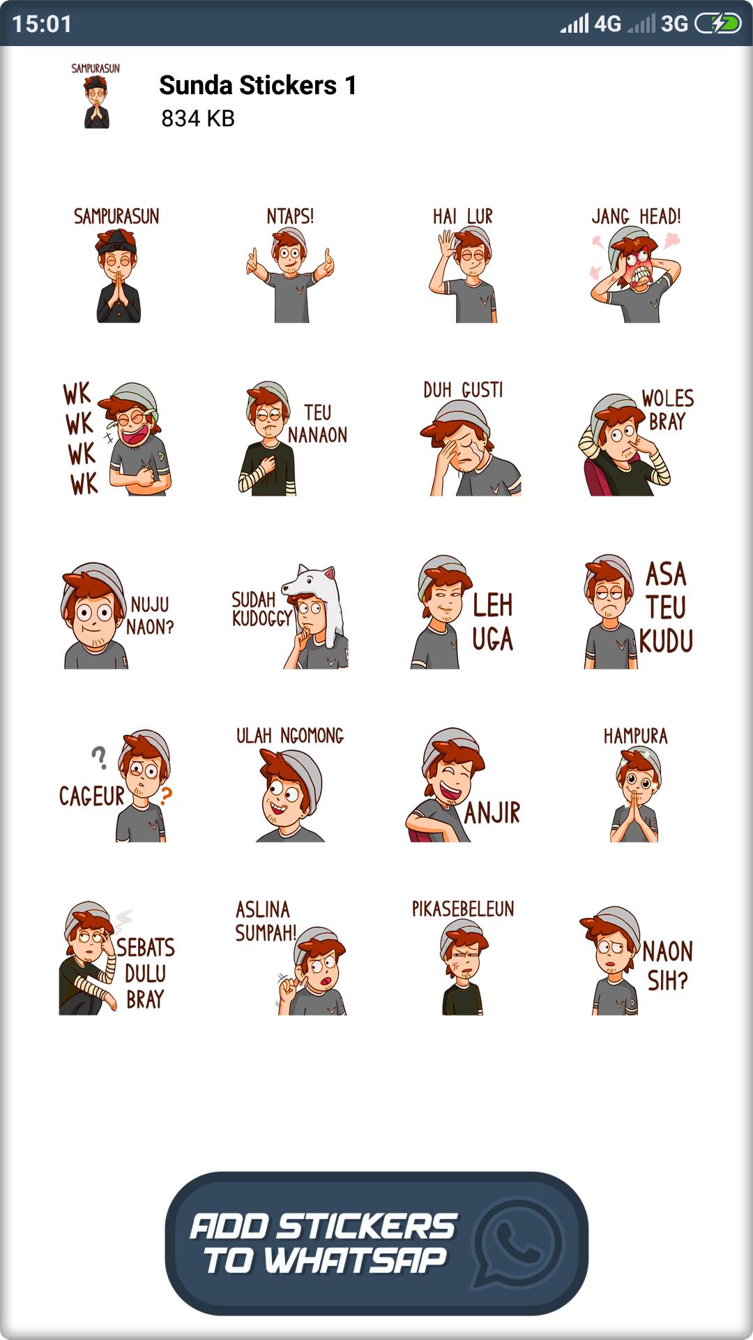 Stiker Sunda Terbaru Whatsapp Wastickerapps For Android Apk Download