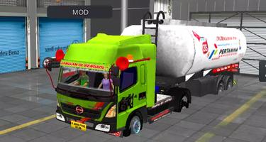 Mods Truck Trailer Tangki Gas penulis hantaran