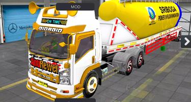 Mods Truck Trailer Tangki Gas स्क्रीनशॉट 1