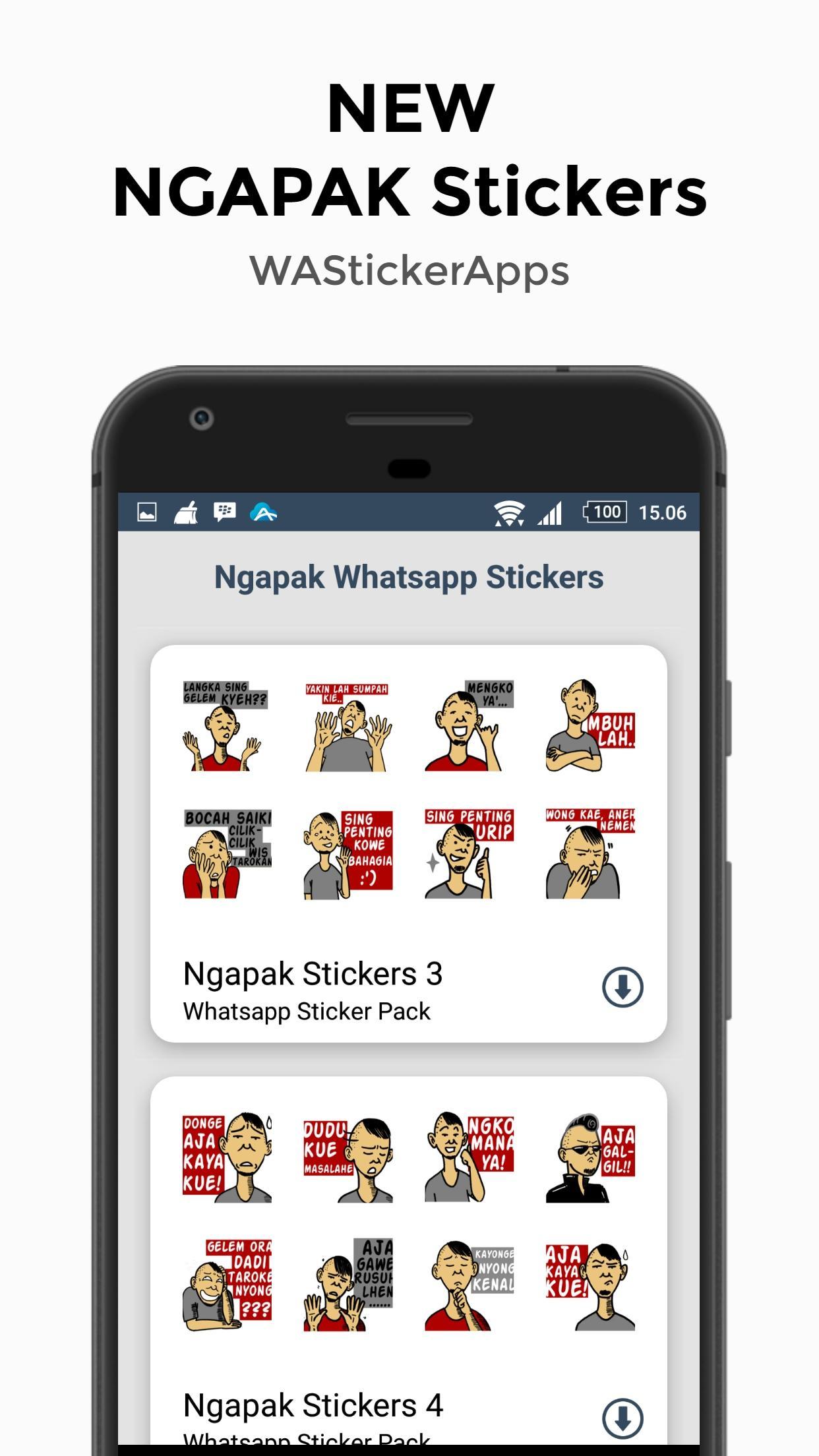 Ngapak Stiker Lucu Whatsapp For Android Apk Download