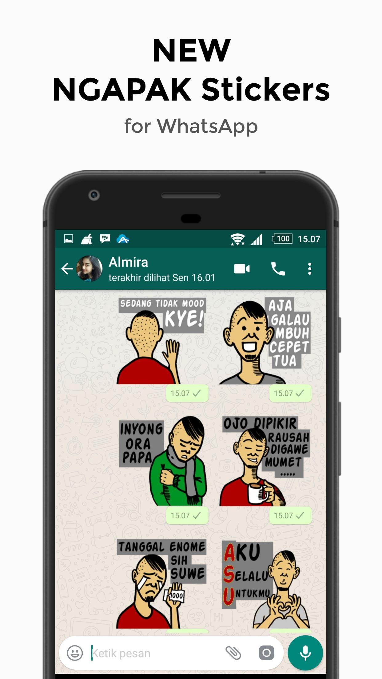 Ngapak Stiker Lucu Whatsapp For Android Apk Download