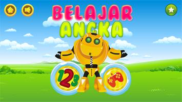 Belajar Angka Anak Pintar plakat