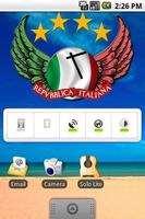 Italy Clock Widget capture d'écran 1