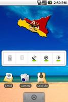 Sicily 2 Clock Widget Affiche