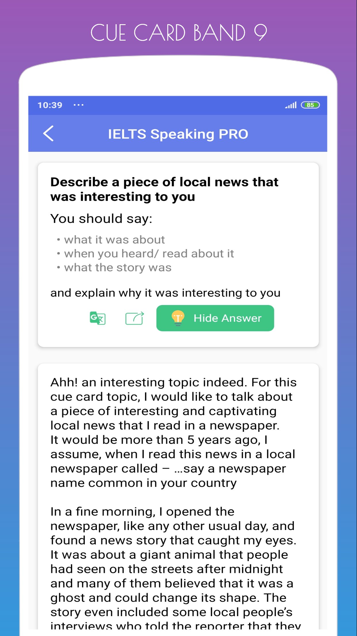 IELTS Speaking PRO Full Tests Cue Cards For Android APK Download