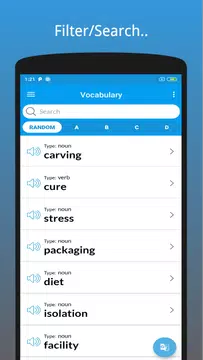 Screenshot 2 for IELTS Words: Cards - Examples