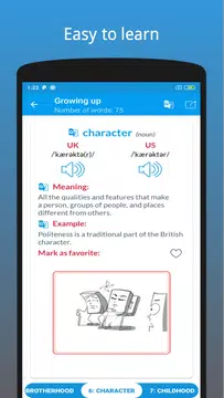 Screenshot 7 for IELTS Words: Cards - Examples