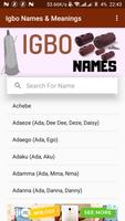 Igbo Names and Meanings (Male, Affiche