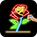 Draw Glow Flower : Learn To Draw Glow Flower APK