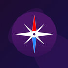 Compass: east north west south أيقونة