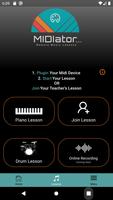 MIDIator - Remote Music Lessons Plakat