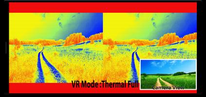 VR Thermal & Night Vision FilterCam :Simulated FX الملصق