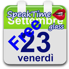 SpeakTime glass widget free icône