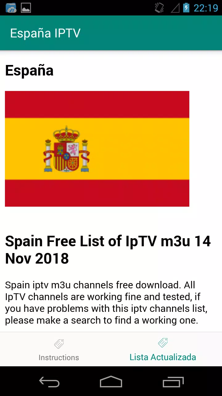 Download do APK de IPTV España para Android