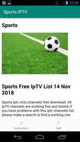IPTV Sports capture d'écran 1