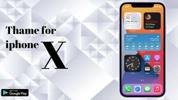 Theme For iphone X launcher постер