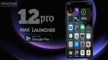 Iphone 12 pro max launcher Plakat