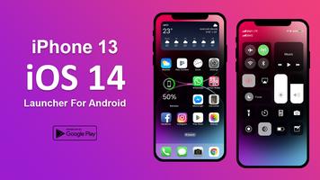 iphone 13 launcher iOS 14 الملصق
